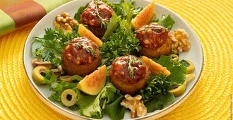 Confit de goyave et chèvre chaud