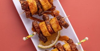 Brochettes apéritives griot